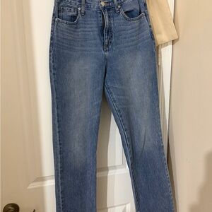Fashion Nova Light Blue Straight Leg Jeans